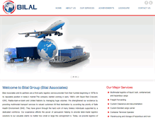 Tablet Screenshot of bilal-group.com